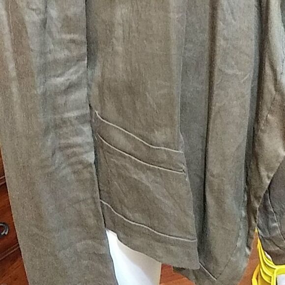 Diane von Furstenberg green olive jacket - Picture 2 of 8